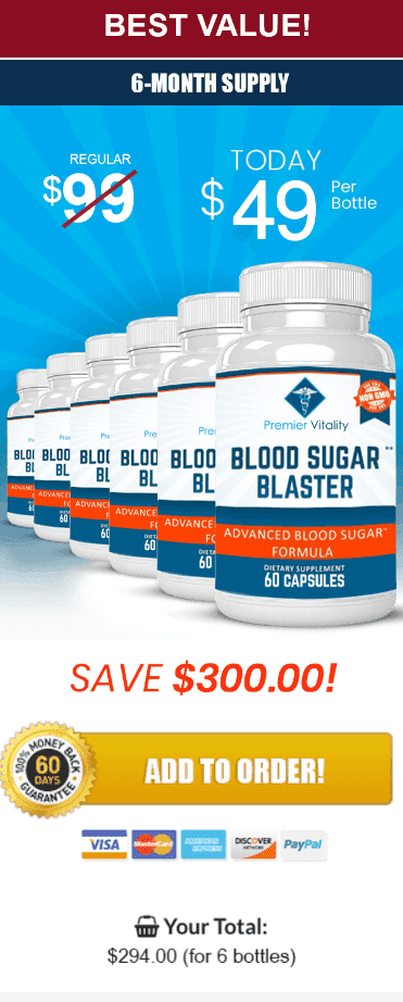 Blood Sugar Blaster 6 bottle